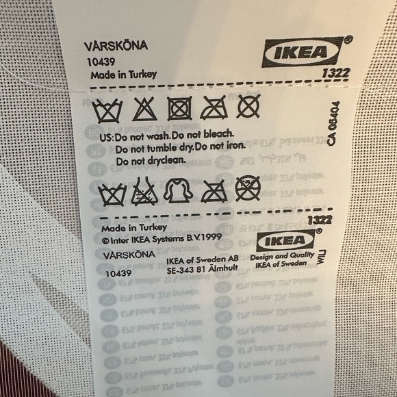 NIB IKEA Window Panel VARSKÖNA Design Paulin Machado White Window Shade - Picture 6 of 6